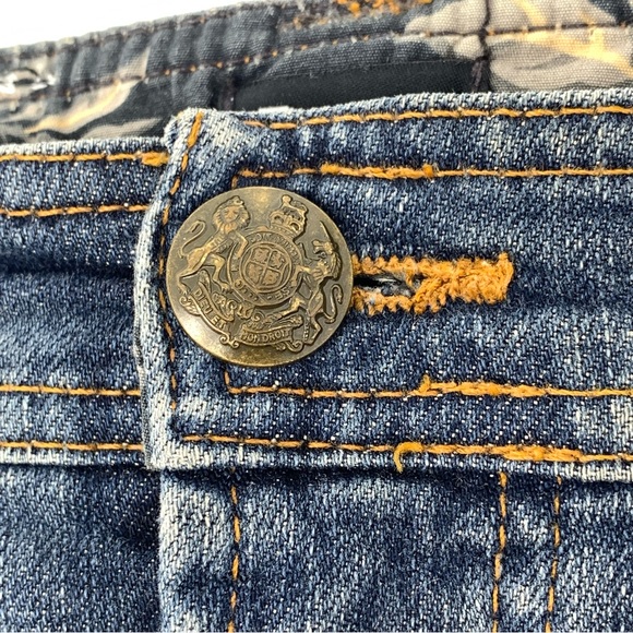 Dolce & Gabbana I ❤️ D&G Vintage Denim Knee Length Pencil Skirt Size Small - Picture 5 of 13